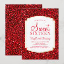 Search for 4x6 happy birthday invitations Red