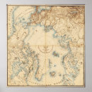 Search for arctic map posters Vintage