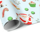 Search for santa claus golfing wrapping paper For him
