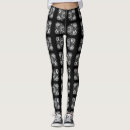 Search for black and white flowers leggings Yoga