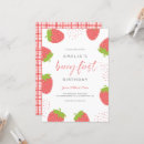 Search for gingham birthday invitations Fruit