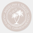 Search for stamp wedding stickers Tropical