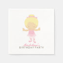 Search for ballet napkins Girl