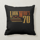 Search for 70th birthday cushions Seventy