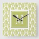Search for green leaf clocks Initials