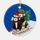 Search for dog sled christmas tree decorations Puppy