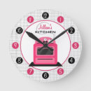 Search for pink kitchen clocks Retro