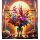 Search for scenic shower curtains Flowers