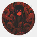 Search for horror round stickers Creepy cute