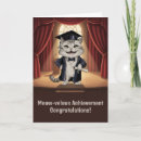 Search for cat graduation cards Cartoon