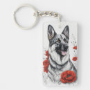 Search for shepherd dog key rings Cute