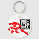 Search for doll rounded key rings Red