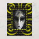 Search for venetian mask cards invites Italy