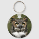 Search for bird pictures key rings Owls