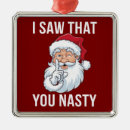 Search for hilarious christmas tree decorations Santa