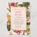 Search for green and gold bridal shower invitations Tropical