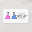 Search for nerds business cards Scientist