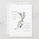 Search for lavender flower wedding invitations Summer