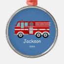 Search for fighter christmas tree decorations Fire truck
