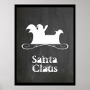 Search for chalkboard posters Santa
