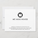 Search for new business address postcards Minimalist