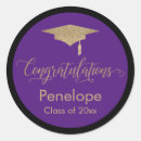 Search for gold glitter graduation stickers Celebration