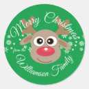 Search for cartoon reindeer stickers Cute