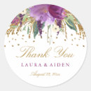 Search for purple glitter wedding stickers Floral