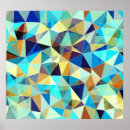 Search for geometric triangles posters White
