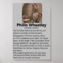 Search for phillies posters Phillis wheatley