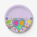 Search for hippie plates Peace symbol