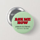 Search for giveaways badges Company logo promo slogan