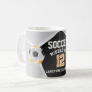 Search for black and white soccer ball mugs Player