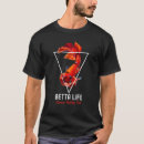 Search for fighting fish tshirts Life