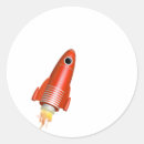 Search for cartoon spaceship stickers Rocket