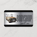 Search for body shop business cards Modern