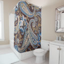 Search for blue and brown shower curtains Vintage
