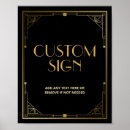 Search for roaring 20s posters Black and gold