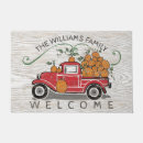 Search for red truck doormats Rustic