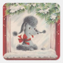 Search for vintage winter scene stickers Retro