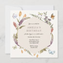 Search for garden birthday invitations Girl