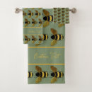 Search for green and yellow bath towels Black