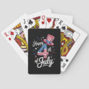 Search for 4th of july playing cards Usa pride