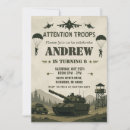 Search for soldier birthday invitations Boot camp