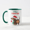 Search for dachshund christmas mugs Xmas