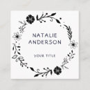 Search for rustic business cards Botanical
