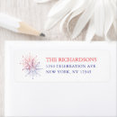 Search for fireworks return address labels Patriotic