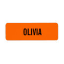 Search for orange sunset return address labels Modern