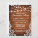 Search for wood graduation invitations High school