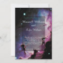 Search for outer space wedding invitations Abstract contemporary sophisticated